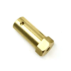 ACOPLE DE BRONCE HEXAGONAL MOTOR  DE EJE 6MM 30MM LONGITUD