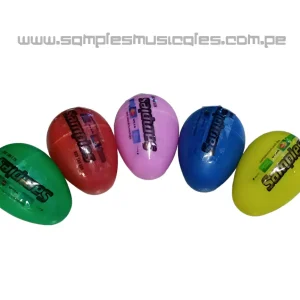 SHAKER TIPO HUEVO Instrumento de Percusión, ideal para acompañamientos! COLORES SAMPLES 1014L