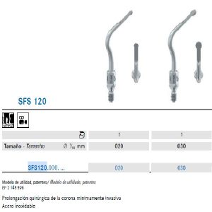 PUNTA SONICA KOMET SFS120/20 EXTENSION CORONARIA KOMET