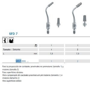 PUNTA SONICA KOMET SFD7.000.2 CAVIDADES INTERPROX   KOMET