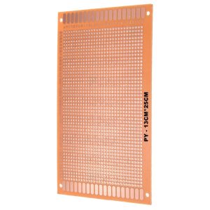 PCB PERFORADA 1 LADO 13*25CM BAQUELITA
