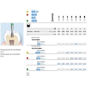830.314.012 FRESA DIAMANTE FG CX5 KOMET