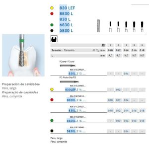 830L.314.012 FRESA DIAMANTE FG CX5 KOMET