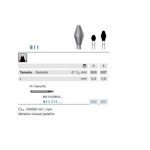 811.314.033 FRESA DIAMANTE FG CX5 KOMET