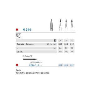 H246.314.009 FRESA TUNGSTENO FG CX5 KOMET