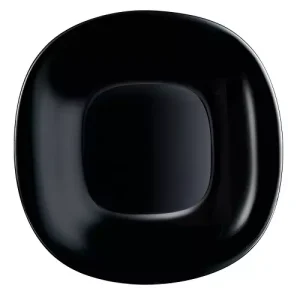 Plato Postre Carine Negro 19cm
