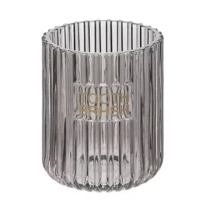 Portacepillo Glass Gris