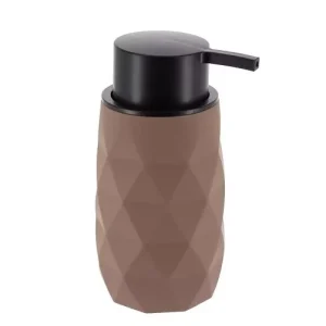 Dispensador de Jabón Rubber ABS – Marrón