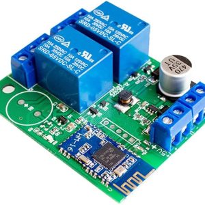 MÓDULO RELÉ 5V 2 CANALES CON BLUETOOTH 4,0 ANDROID APPLE