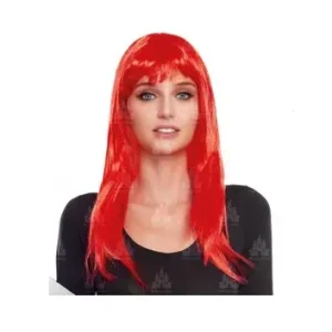 Peluca Lisa Roja