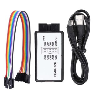ANALIZADOR LÓGICO USB 8 CANALES 24 MHZ