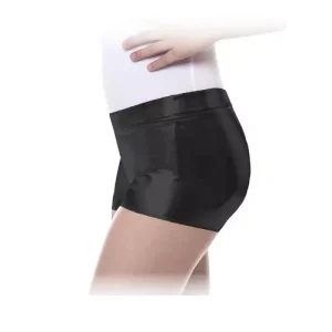 Short Metalizado Negro Infantil