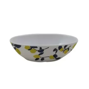 Bol Oval 13.5x8x4cm Lemon Melamina Brillo La Med