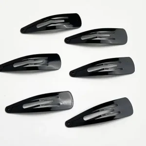 Pinzas de Pelo Negro 6PCS