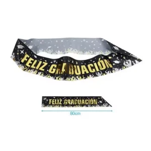 Banda Feliz Graduación Negro