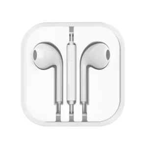 Auricular Cajon con Microfono Blanco