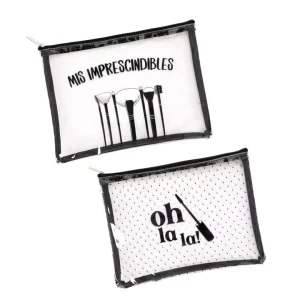 Neceser Maquillaje Negro 2M Plano