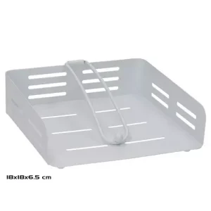 Servilletero Metal Marisol Blanco