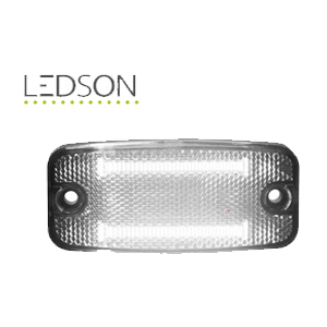 PILOTO BLANCO LED – MARCADOR LATERAL FIBRA ÓPTICA – REFLEX – 12-24V