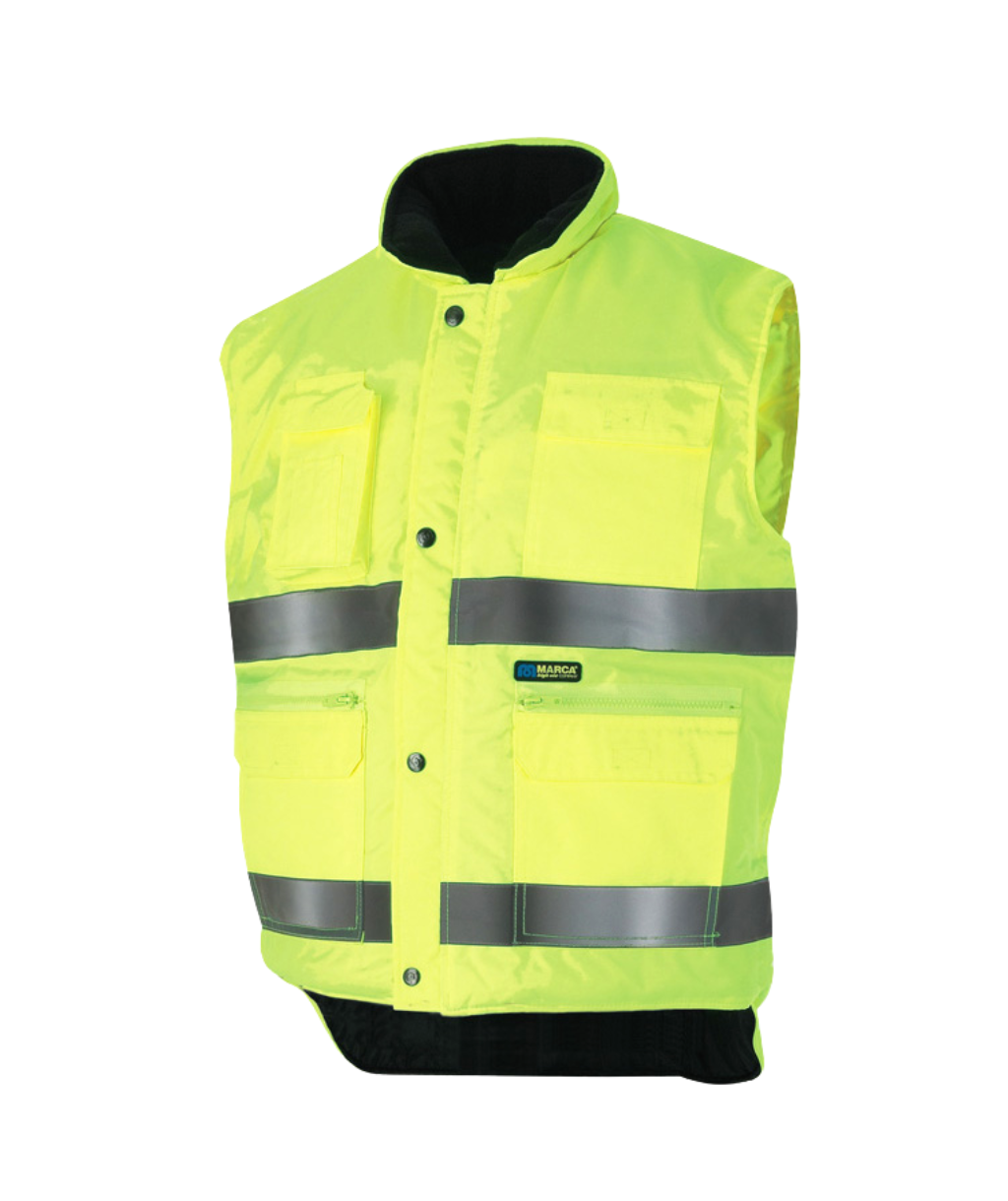 CHALECO DE ABRIGO AMARILLO ALTA VISIBILIDAD 288-VMF