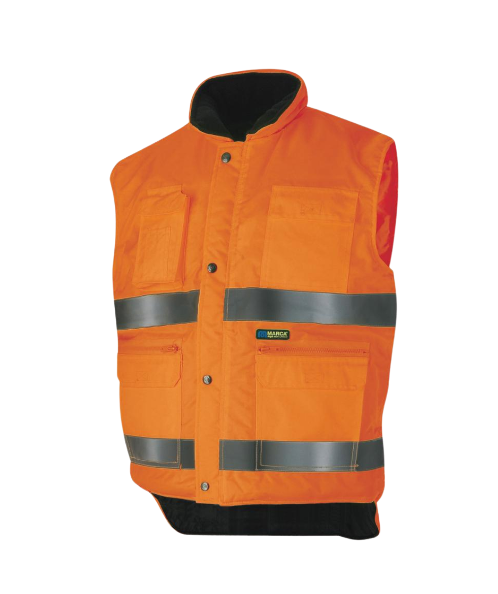 CHALECO DE ABRIGO AMARILLO ALTA VISIBILIDAD 288-VMF - Imagen 2