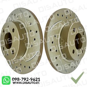 Discos de Frenos (KITX2) Deportivos (Solidos) Nissan Sentra B13 1.6L