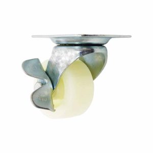 Rodaja De Polipropileno Giratoria Con Placa Con Freno 2-1/2″ ZF5056
