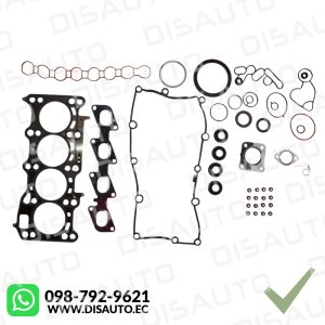 JUEGO DE EMPAQUES MOTOR FOTON TUNLAND G7 2.0T DIESEL 2023+ (METALICO)