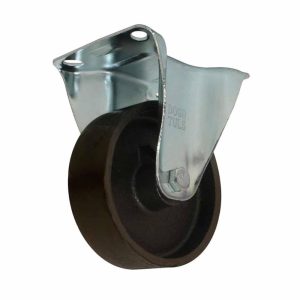 Rodaja De Fierro Fija Con Placa 2-1/2″ ZF5010