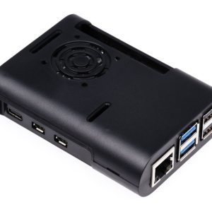 CASE RASPBERRY PI 5B ACRÍLICO NEGRO (NO INCLUYE VENTILDOR)