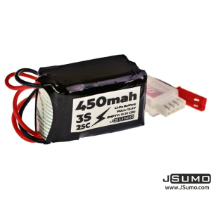 BATERÍA LIPO 3S 11,1V 450MAH JSUMO 25C JST