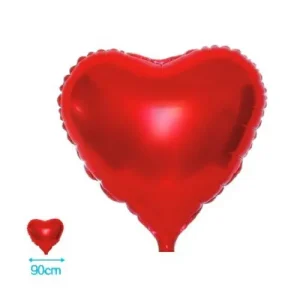 Globo Mylar Corazón Rojo 90cm