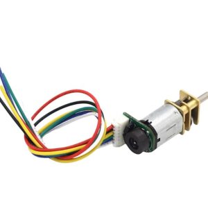 MICRO MOTORREDUCTOR N20 50:1 400RPM 12V CON ENCODER GA12-N20