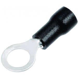 TERMINAL AISLADO NEGRO TIPO ANILLO RV2-4